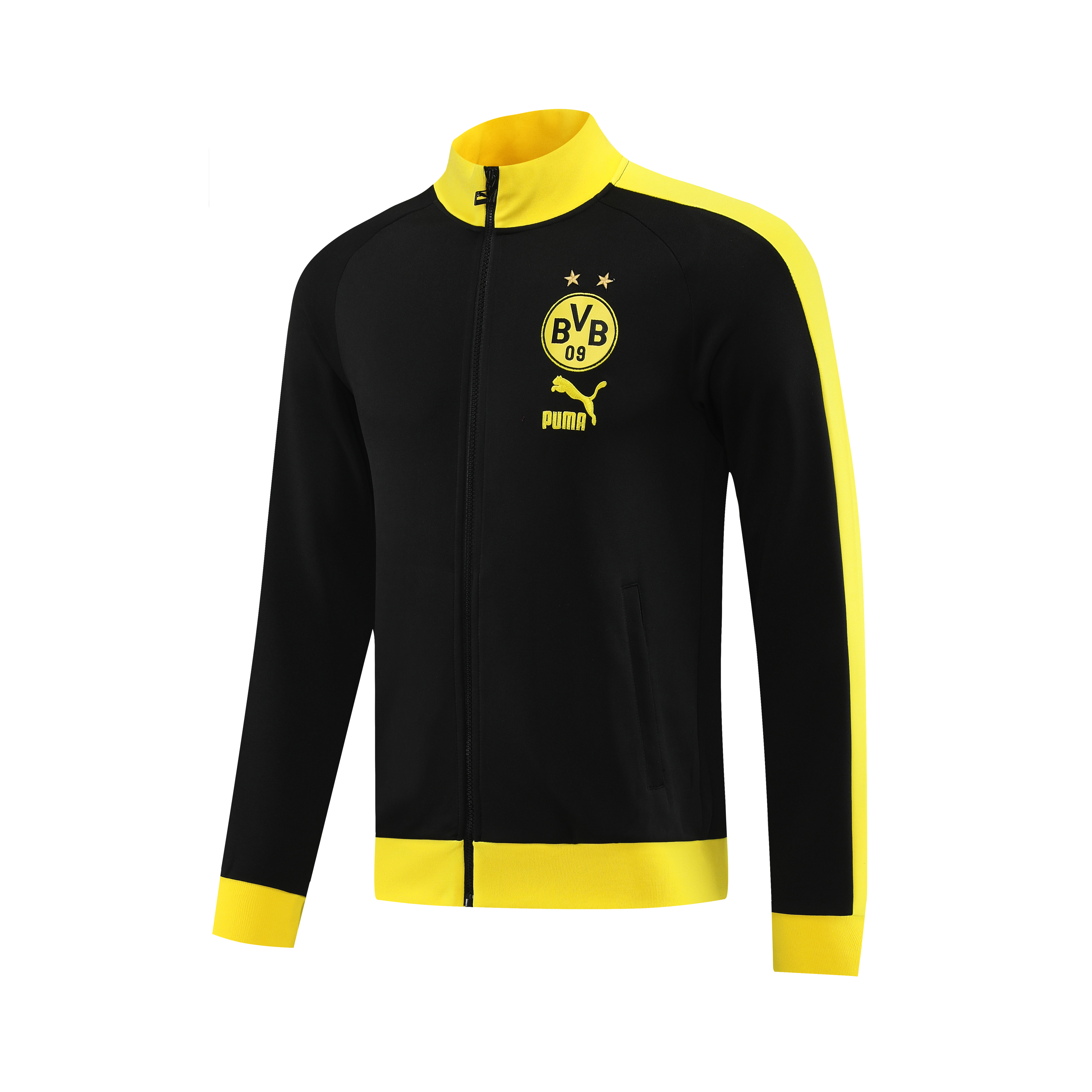 AAA Quality Dortmund 23/24 Jacket - Black/Yellow